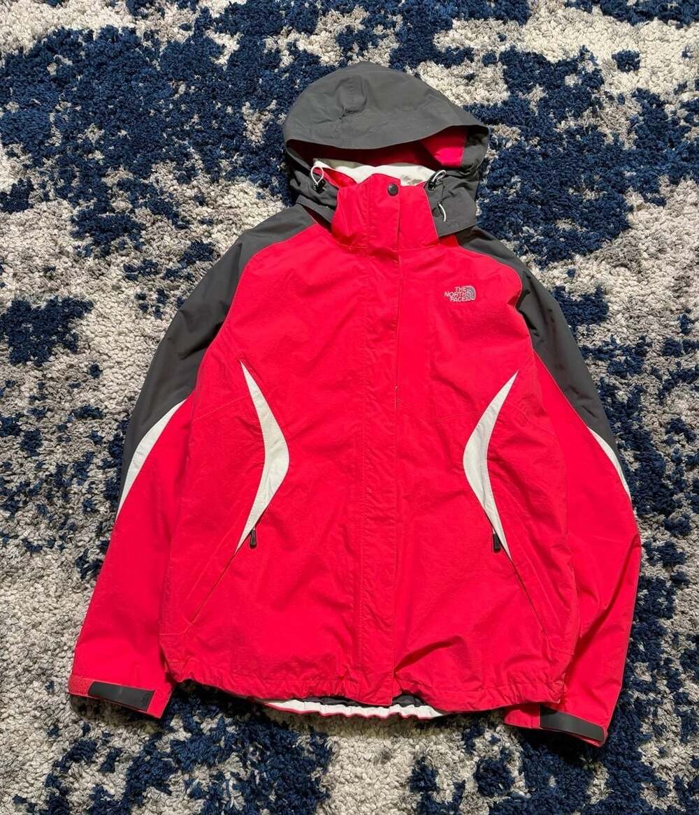 The North Face Boundary Triclimate Jacket Womens XL Pink Gray Waterproof Hood